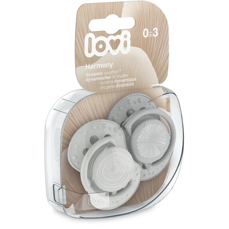 LOVI Harmony 0-3m suzetă 2 buc