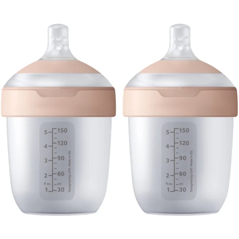LOVI Mammafeel Bottle 150ml biberon pentru sugari 0 m+ 2x150 ml