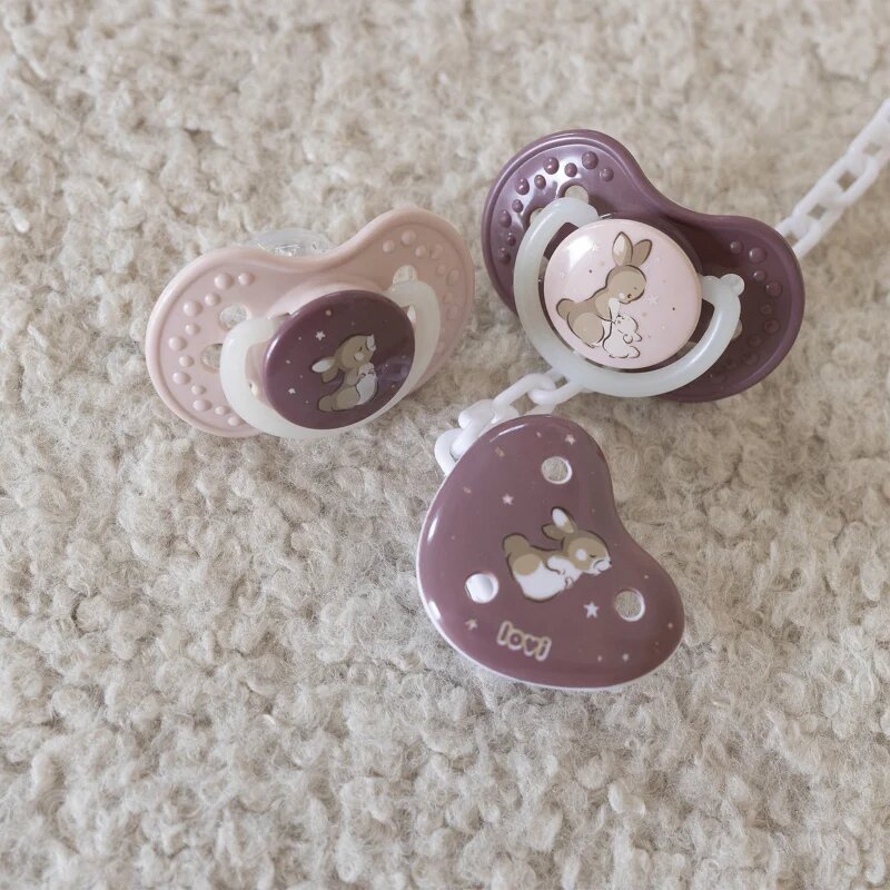 LOVI NIGHT&DAY Girl suzetă 0-6 m 2 buc