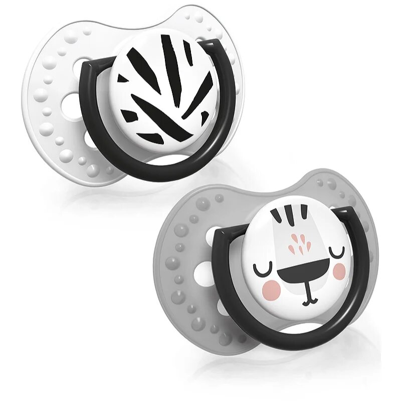LOVI Salt & Pepper suzetă 18+ m 2 buc