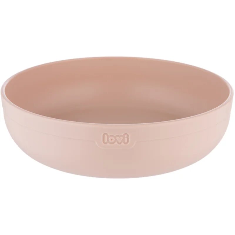 LOVI Tableware Set with Cup serviciu de masă pentru copii Nude 3 buc