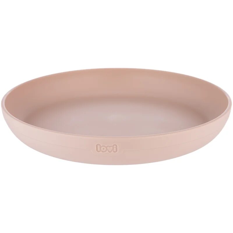 LOVI Tableware Set with Cup serviciu de masă pentru copii Nude 3 buc