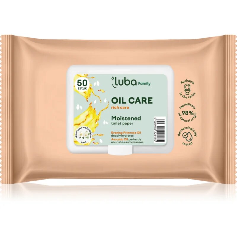 Luba Family Oil Care hârtie igienică umedă 50 buc