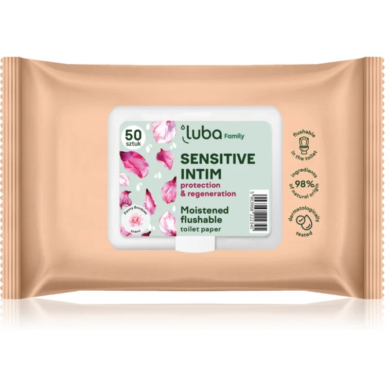 Luba Family Sensitive Intim hârtie igienică umedă 50 buc