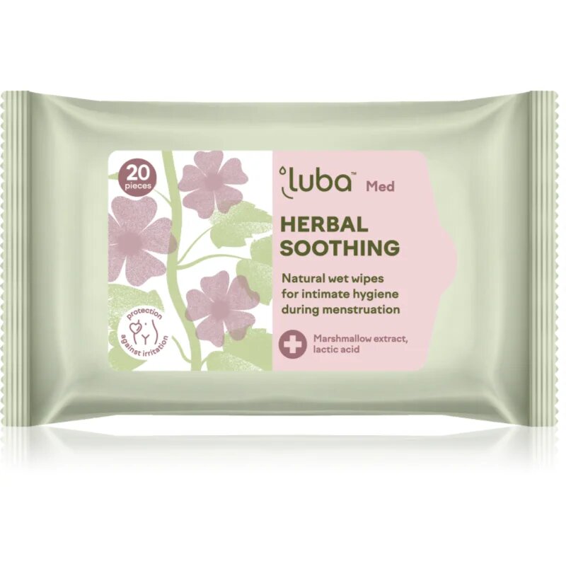 Luba Med Herbal Soothing servetele umede pentru igiena intima 20 buc