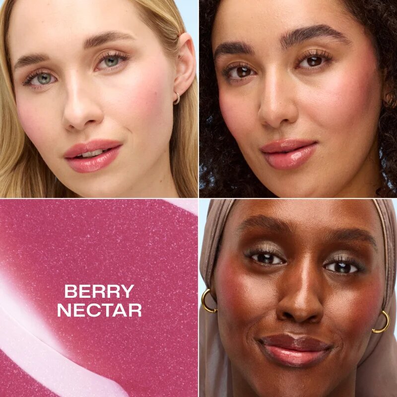 Lumene Invisible Illumination fard de obraz lichid pentru o piele mai luminoasa culoare Berry Nectar 15 ml