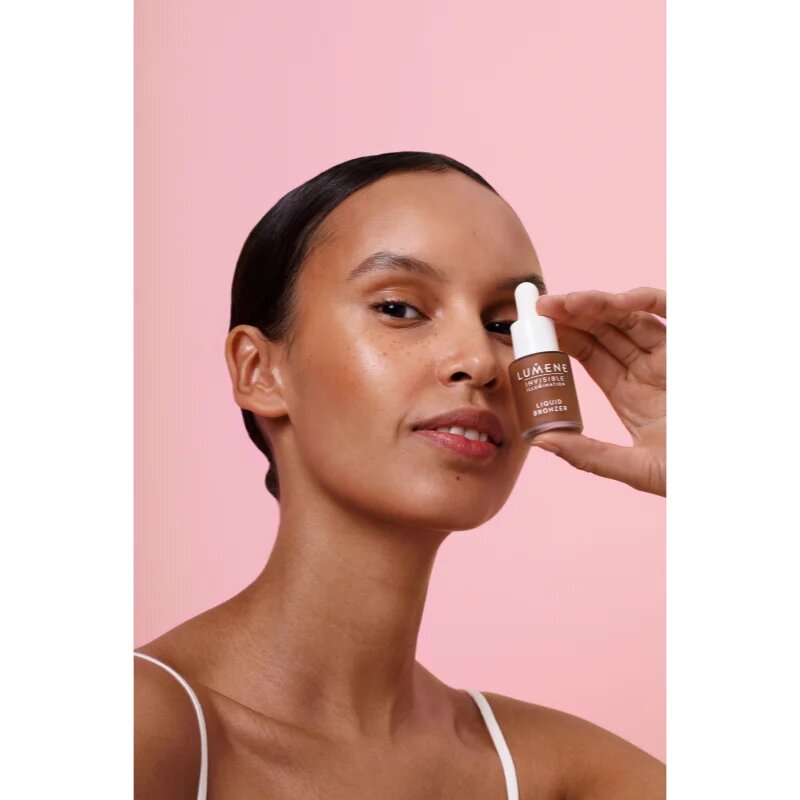 Lumene Invisible Illumination Instant Glow crema bronzanta culoare Deep Glow 15 ml