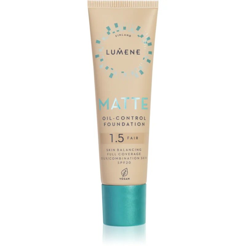 Lumene Matte Oil-Control machiaj cu efect matifiant SPF 20 culoare 15 Fair Beige / Fair 30 ml