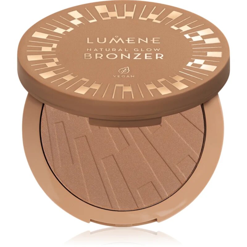 Lumene Natural Glow pudra compacta pentru bronzat culoare 2 Arctic Sun 10 g