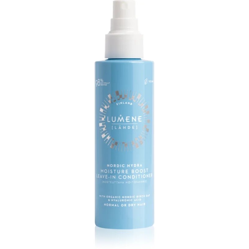 Lumene Nordic Hydra [LÄHDE] Moisture Boost conditioner Spray Leave-in cu efect de hidratare 150 ml