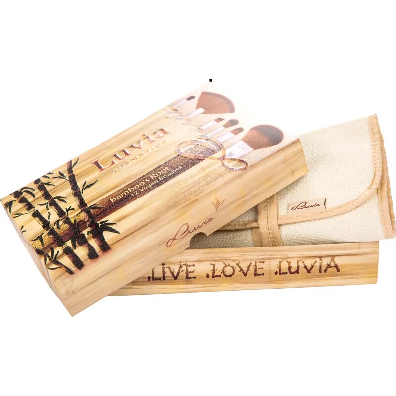 Luvia Cosmetics Bamboo Bamboo’s Root set de pensule cu husă