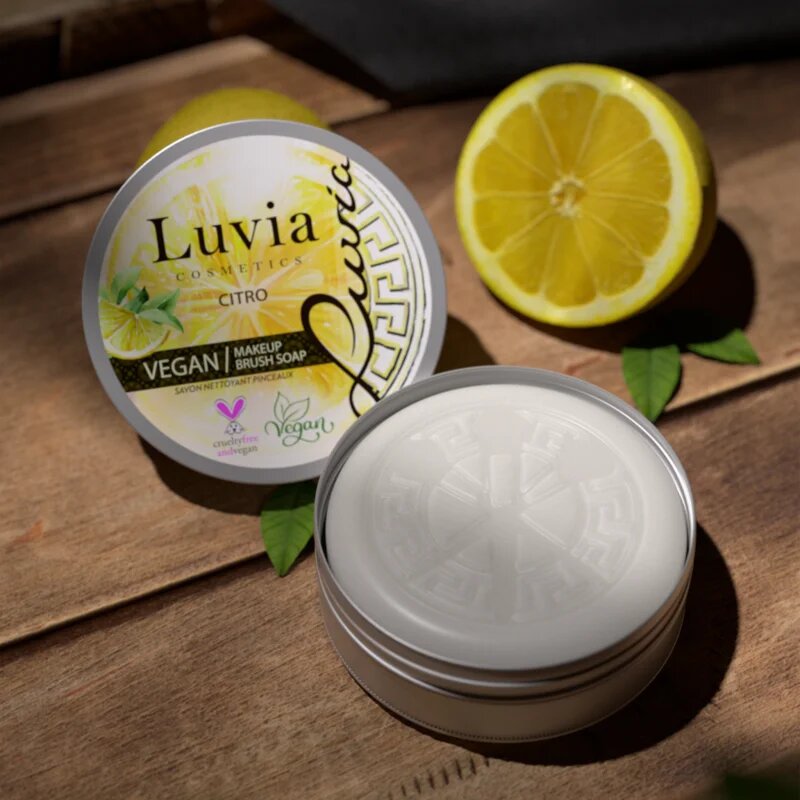 Luvia Cosmetics Brush Soap sapun pentru curatare pentru pensule cosmetice cu parfum Citro 100 g
