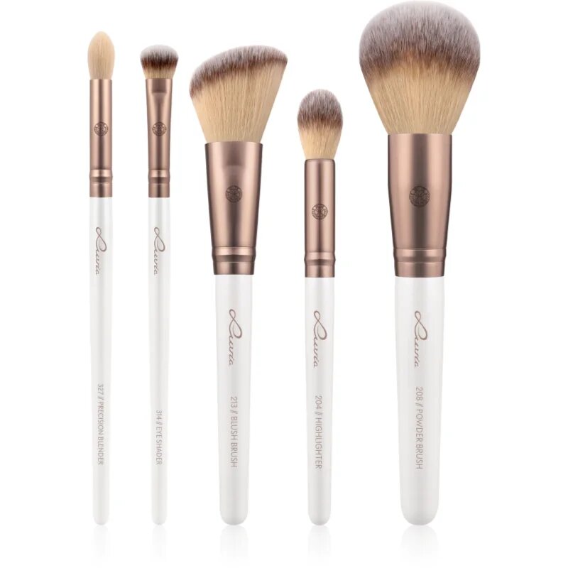 Luvia Cosmetics Daily Essentials set de pensule cu husă Prime Vegan