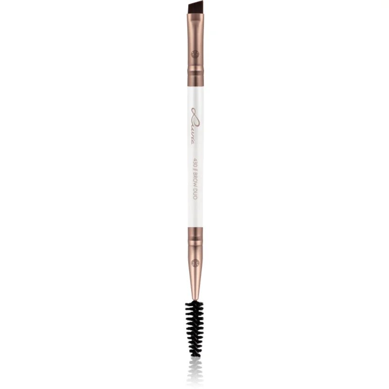 Luvia Cosmetics Elegance Brow Duo perie de sprâncene cu două capete 430 1 buc