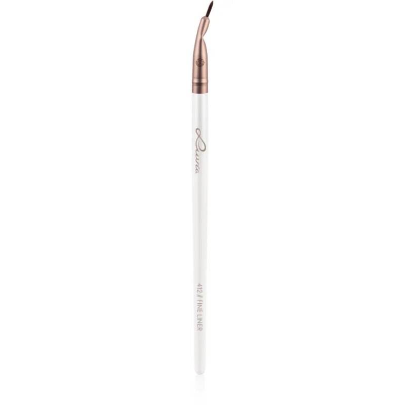 Luvia Cosmetics Elegance Fine Liner perie curbata pentru aplicarea eye-linerului 412 1 buc