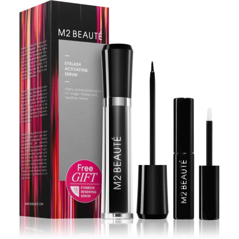 M2 Beauté Eyelash Activating Serum set cadou