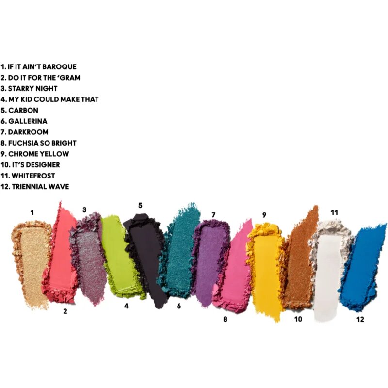 MAC Cosmetics Connect In Colour Eye Shadow Palette 12 shades paletă cu farduri de ochi culoare Hi-Fi Colour 122 g