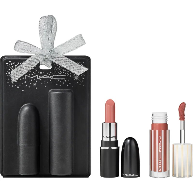 MAC Cosmetics Holiday Mini MAC Nude Lip Combo set cadou