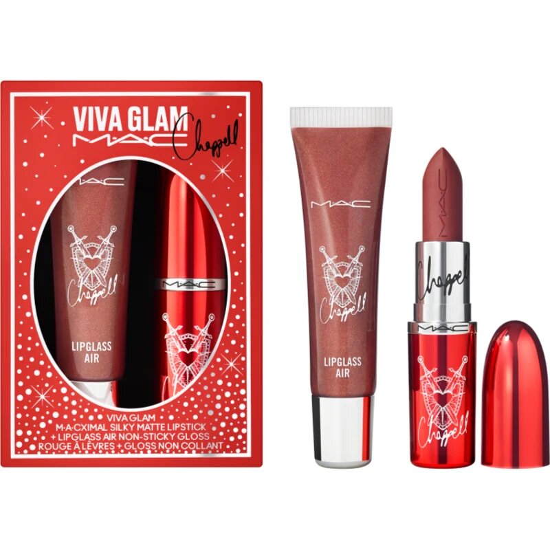 MAC Cosmetics Holiday Viva Glam Lip Duo set cadou de buze