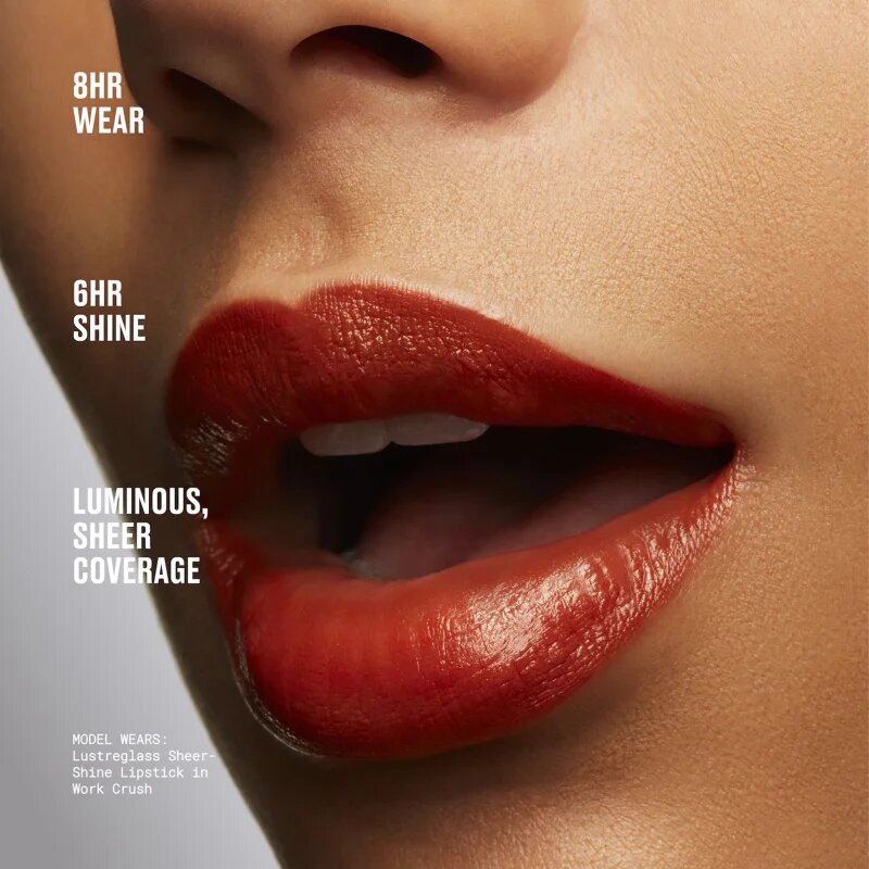 MAC Cosmetics Lustreglass Sheer-Shine Lipstick ruj strălucitor culoare Can't Dull My Shine 3.5 g