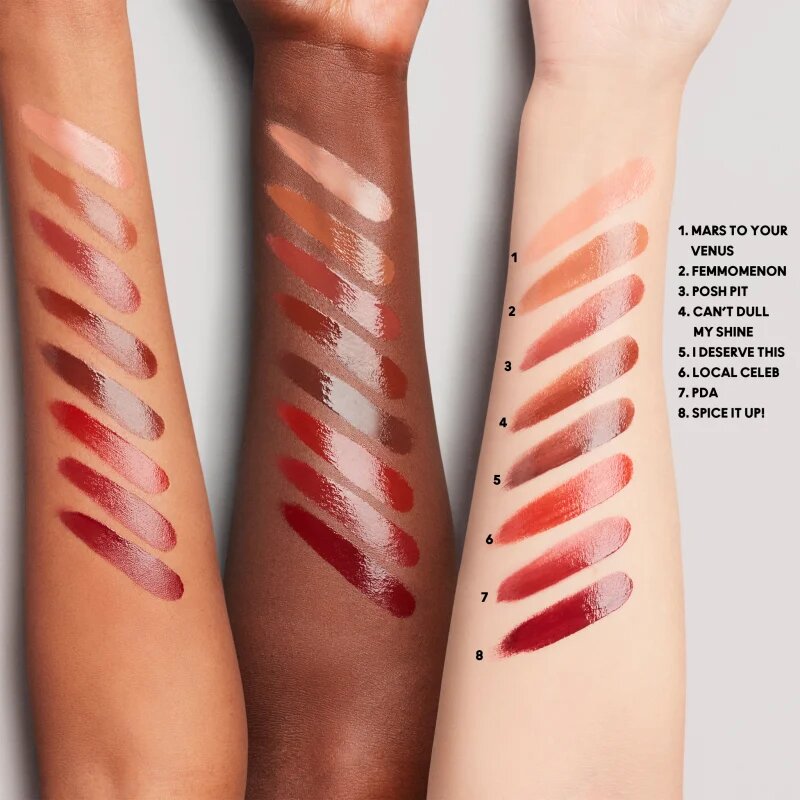 MAC Cosmetics Lustreglass Sheer-Shine Lipstick ruj strălucitor culoare Spice it Up! 3 g