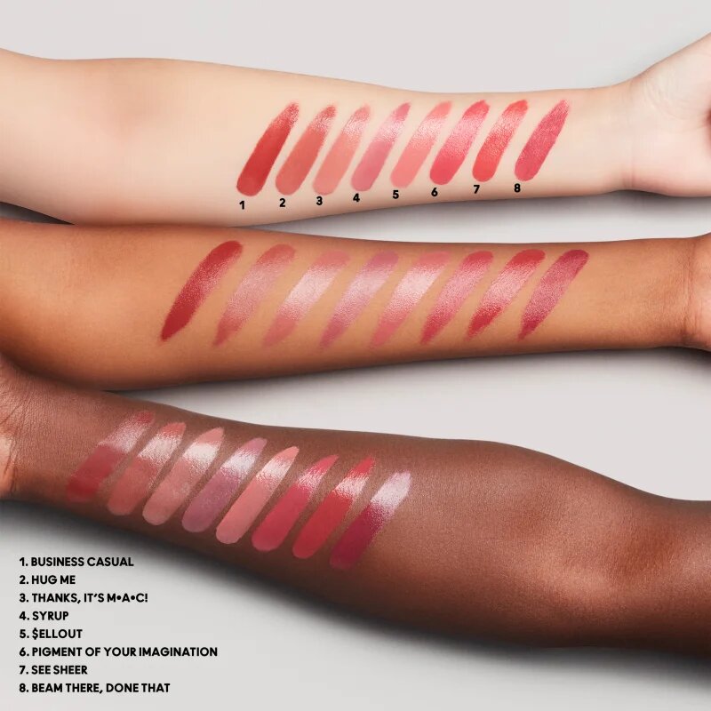 MAC Cosmetics Lustreglass Sheer-Shine Lipstick ruj strălucitor culoare Spice it Up! 3 g