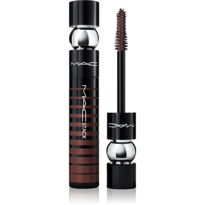 MAC Cosmetics MACStack Mascara Superstack Mega Brush Mascara pentru volum si lungire culoare Chestnut 12 ml