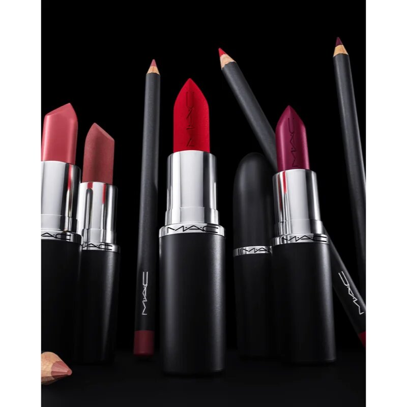 MAC Cosmetics MACximal Mini Silky Matte Lipstick ruj mat culoare Everybody´s Heroine 1.7 g