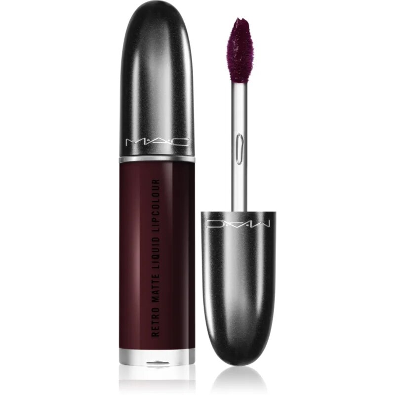 MAC Cosmetics Retro Matte Liquid Lipcolour ruj lichid mat culoare High Drama 5 ml
