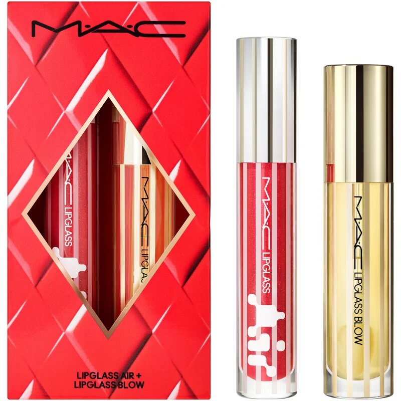 MAC Cosmetics Set Blowing Air Kisses Glossy Lip Duo set cadou de buze