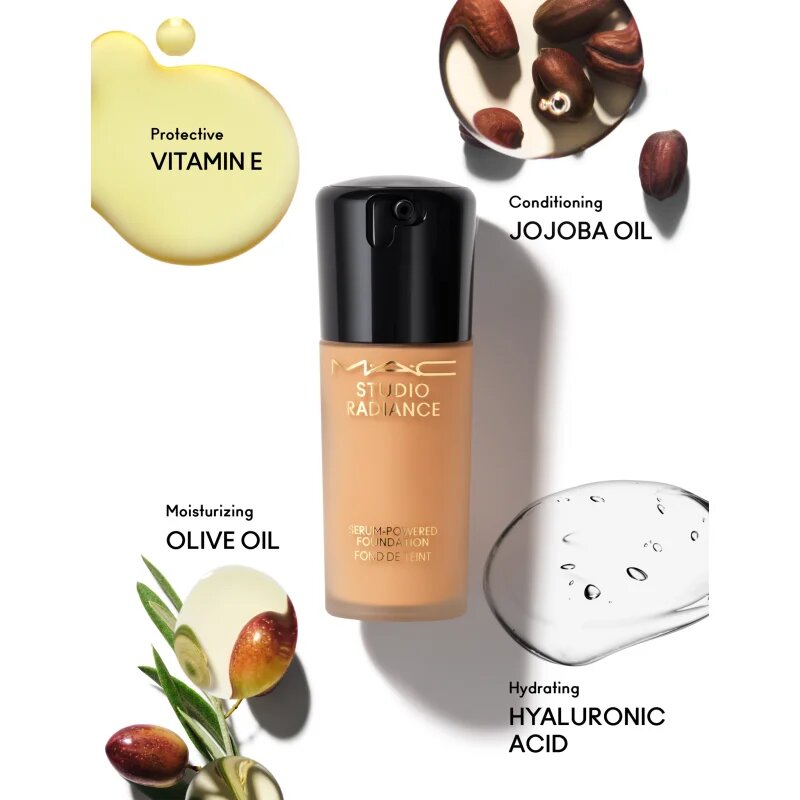 MAC Cosmetics Studio Radiance Serum-Powered Foundation make up hidratant culoare NC35 30 ml
