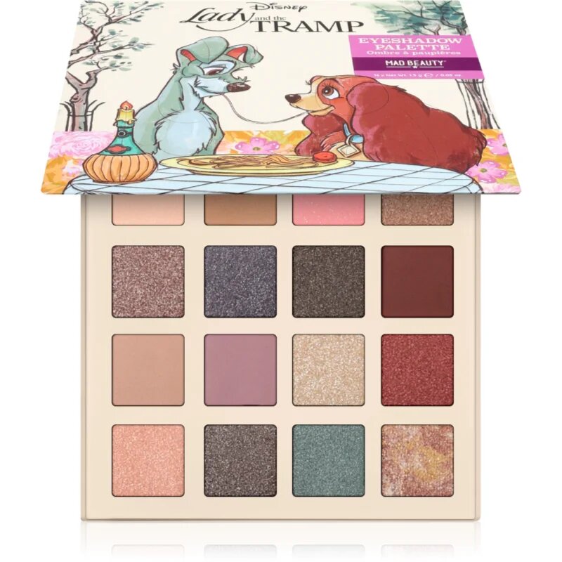 Mad Beauty Lady & The Tramp paletă cu farduri de ochi 16x1.5 g