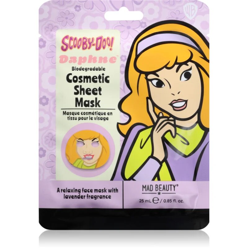 Mad Beauty Scooby Doo Daphne masca de celule cu efect revitalizant 25 ml