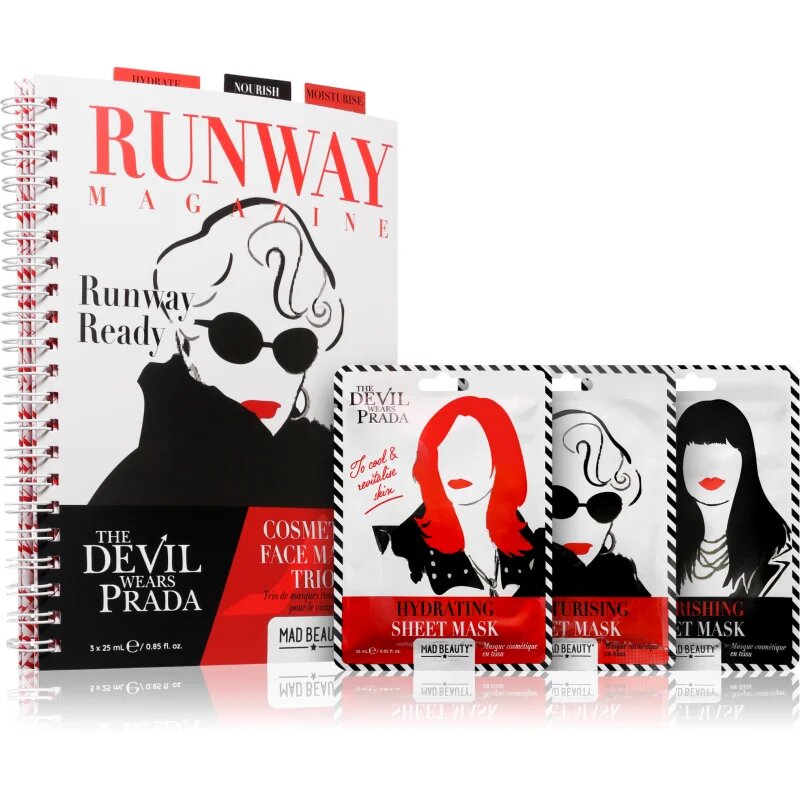 Mad Beauty The Devil Wears Prada set de măști textile