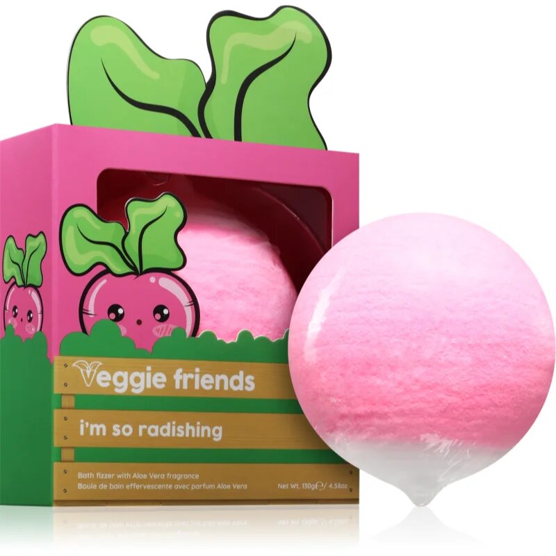 Mad Beauty Veggie Friends Radish bile eferverscente pentru baie 130 g