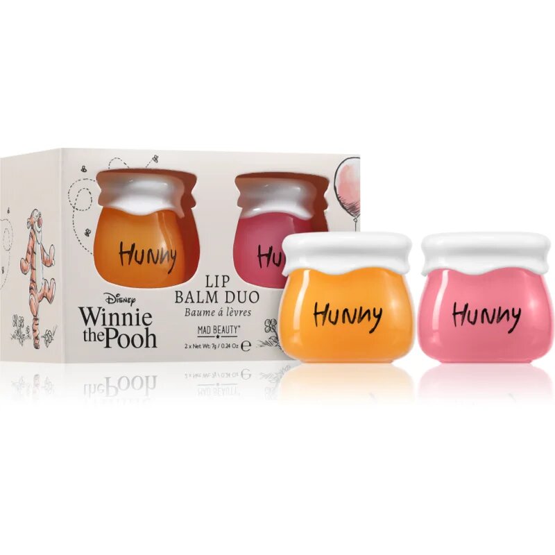 Mad Beauty Winnie The Pooh balsam de buze duo 2x7 g