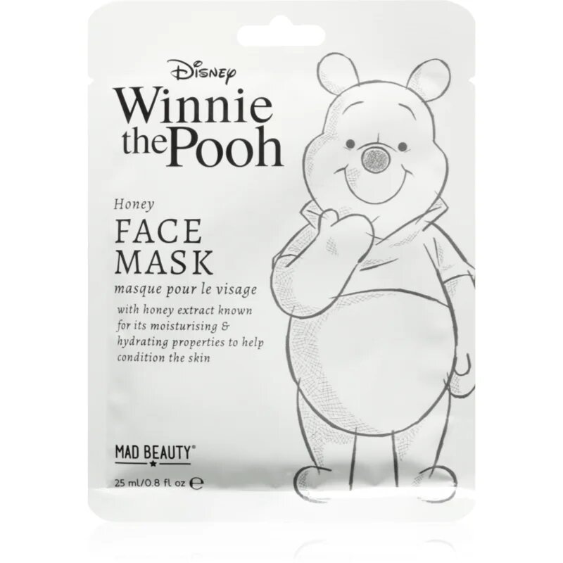 Mad Beauty Winnie The Pooh mască textilă nutritivă cu efect de hidratare Winnie The Pooh 25 ml