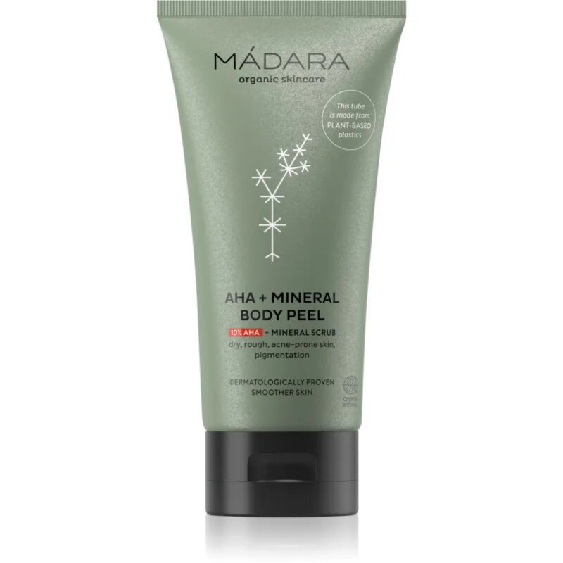 Mádara MÁDARA AHA+Mineral exfoliant de corp pentru matifiere 175 ml