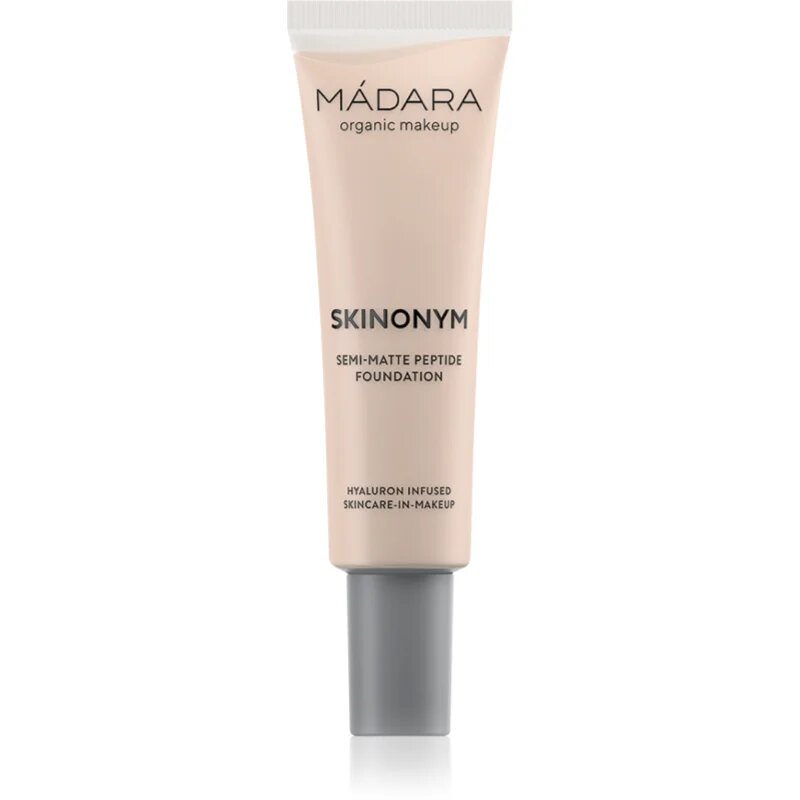 Mádara MÁDARA Skinonym Semi-Matte Peptide machiaj persistent cu peptide culoare #25 Linen 30 ml