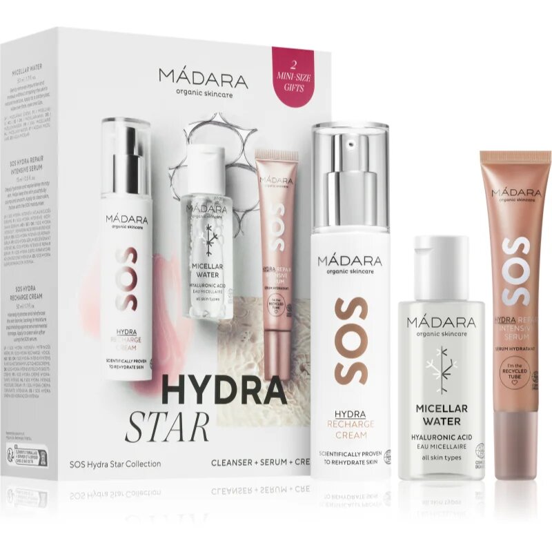 Mádara MÁDARA SOS Hydra Star set pentru pielea uscata si deshidratata