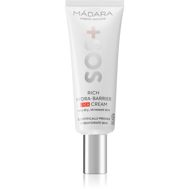 Mádara MÁDARA SOS+ Rich Hydra-Barrier CICA crema de fata hidratanta 40 ml