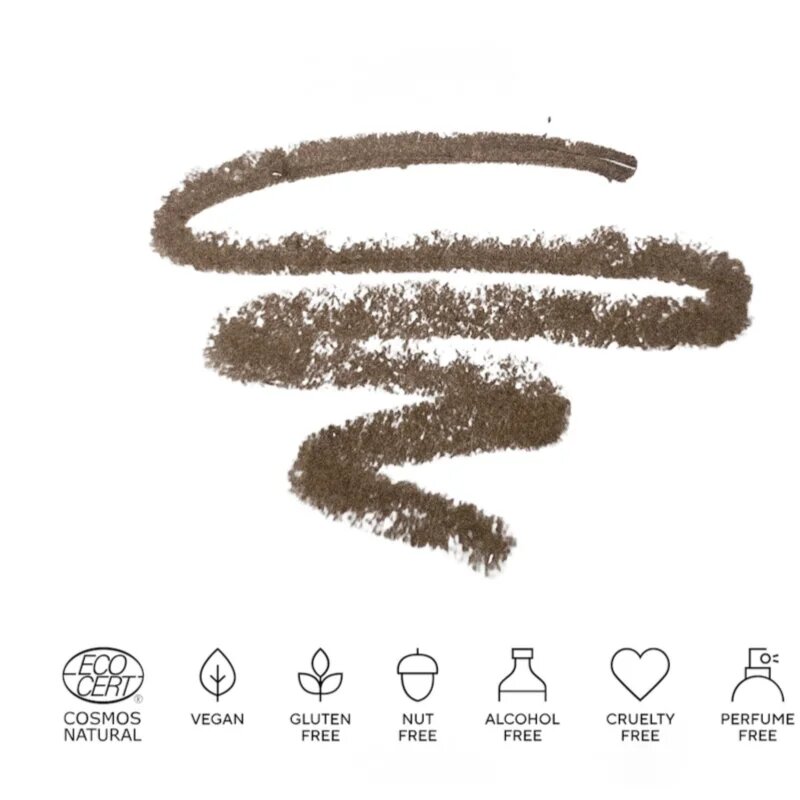 Mádara MÁDARA The Brow Pencil creion pentru sprancene culoare #2 Medium Brown 1 g