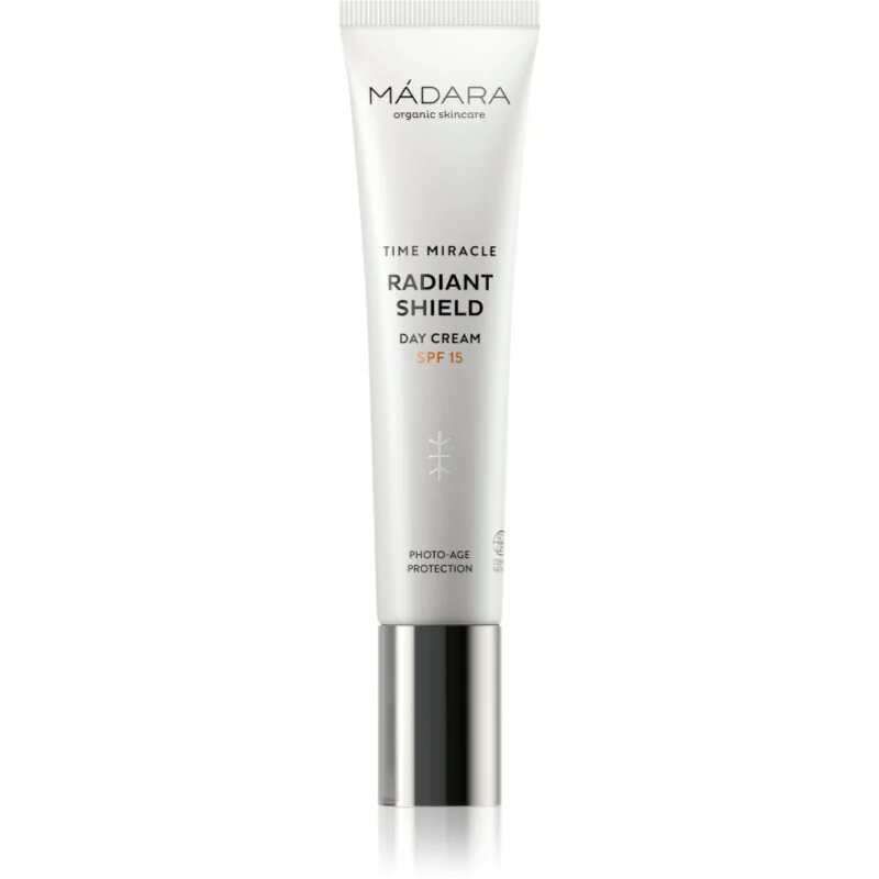 Mádara MÁDARA Time Miracle Radiant Shield crema de protectie iluminatoare SPF 15 40 ml