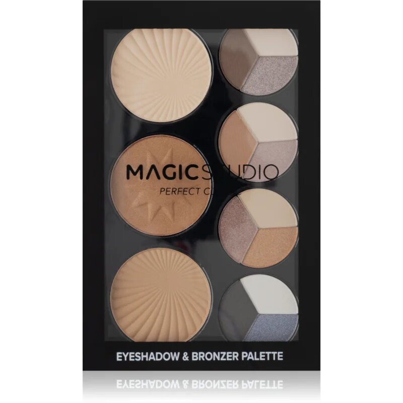 Magic studio Eyeshadow & Bronzer Palette paleta pentru fata multifunctionala 23 g