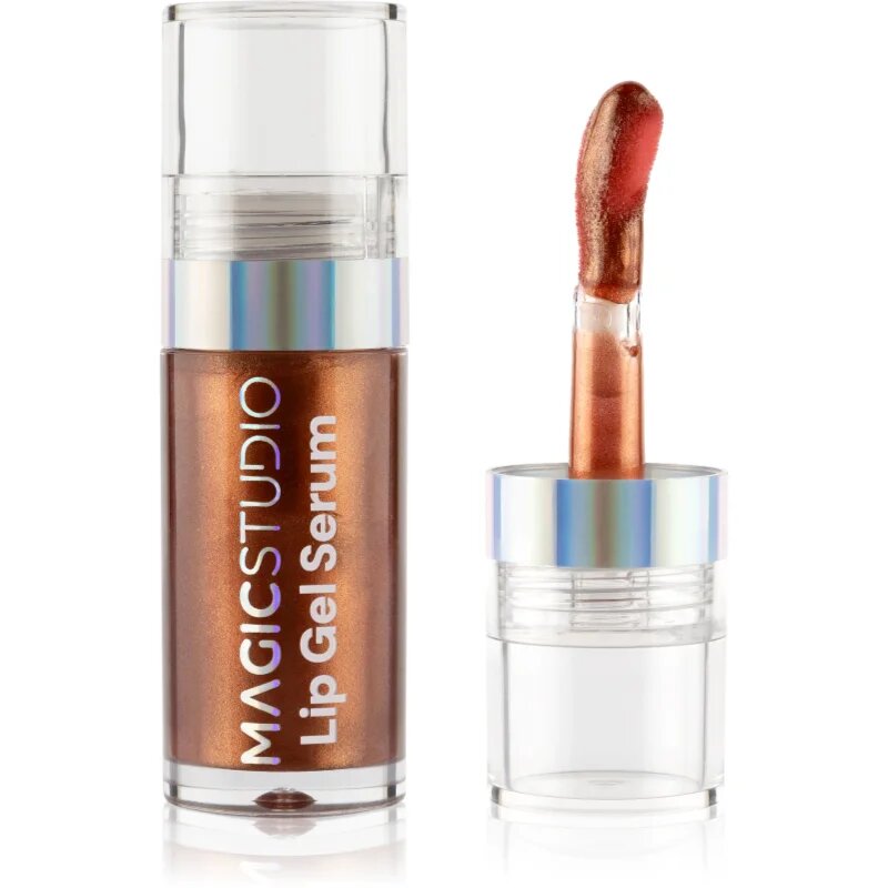 Magic studio Lip Gel Serum ser hidratant de buze culoare 02 Caramel Kiss 4 ml