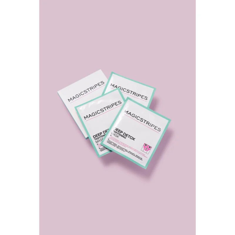 MAGICSTRIPES Deep Detox mască detoxifiantă cu efect de întărire 3 buc