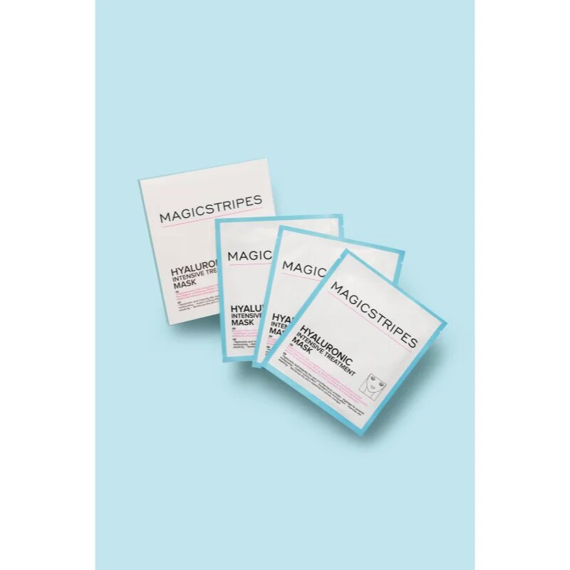 MAGICSTRIPES Hyaluronic Intensive Treatment Mask mască intensă cu hidrogel cu acid hialuronic 1 buc