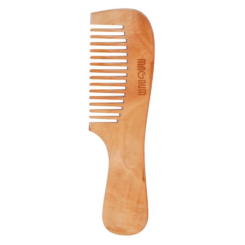 Magnum Natural pieptene din lemn de par cu maner de DS-004 18.5 cm