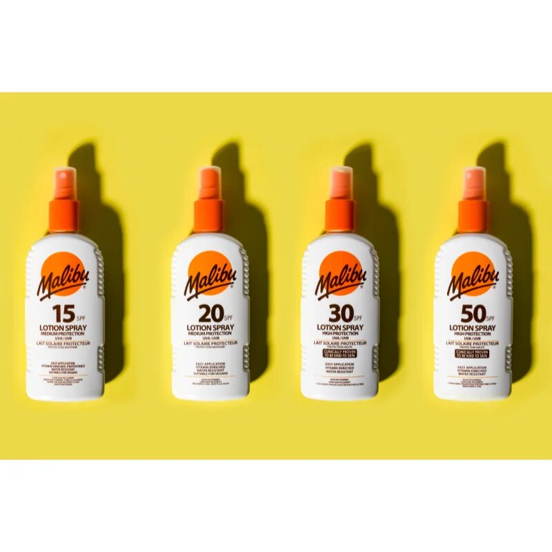 Malibu Lotion Spray Medium Protection spray protector SPF 15 200 ml