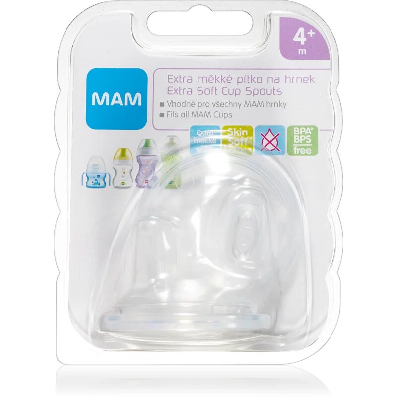 Baby Bottles Extra Soft Cup Spout capac de rezervă cu băutor 4m+ 2 buc